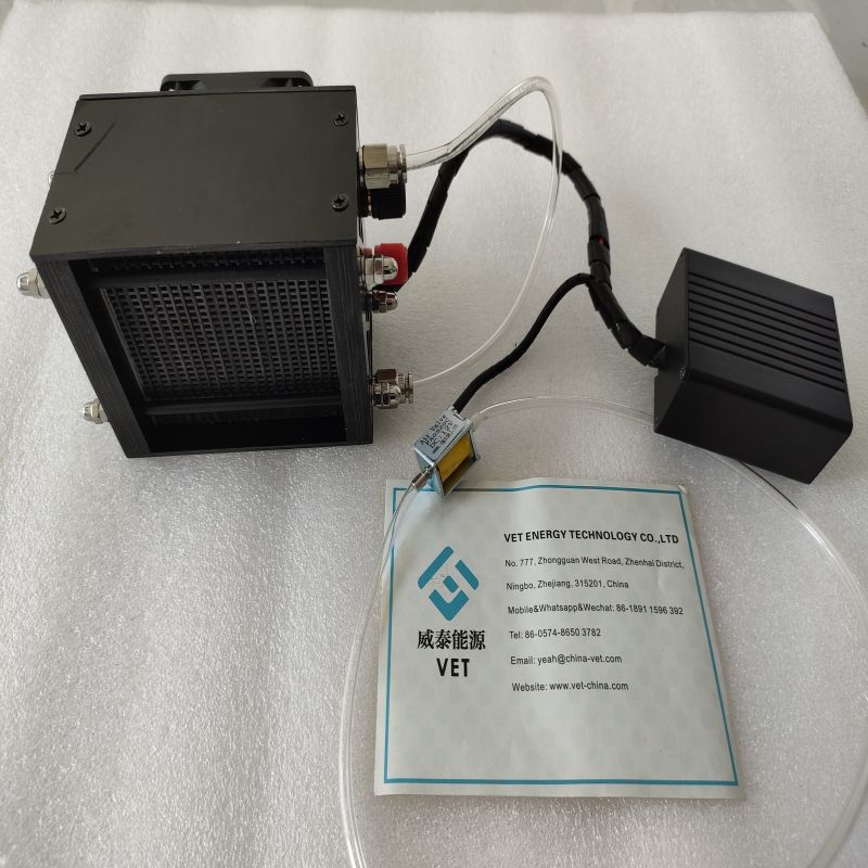 ட்ரோனுக்கான Pemfc 12v ஹைட்ரஜன் எரிபொருள் செல் 100w மெட்டல் பைபோலார் ஹைட்ரஜன் எரிபொருள் செல் அடுக்கு